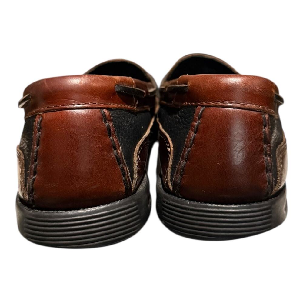 Sperry Top Sider Men's Size 9 M Black Brown Leather Comfort  Kiltie Loafers - Picture 6 of 9